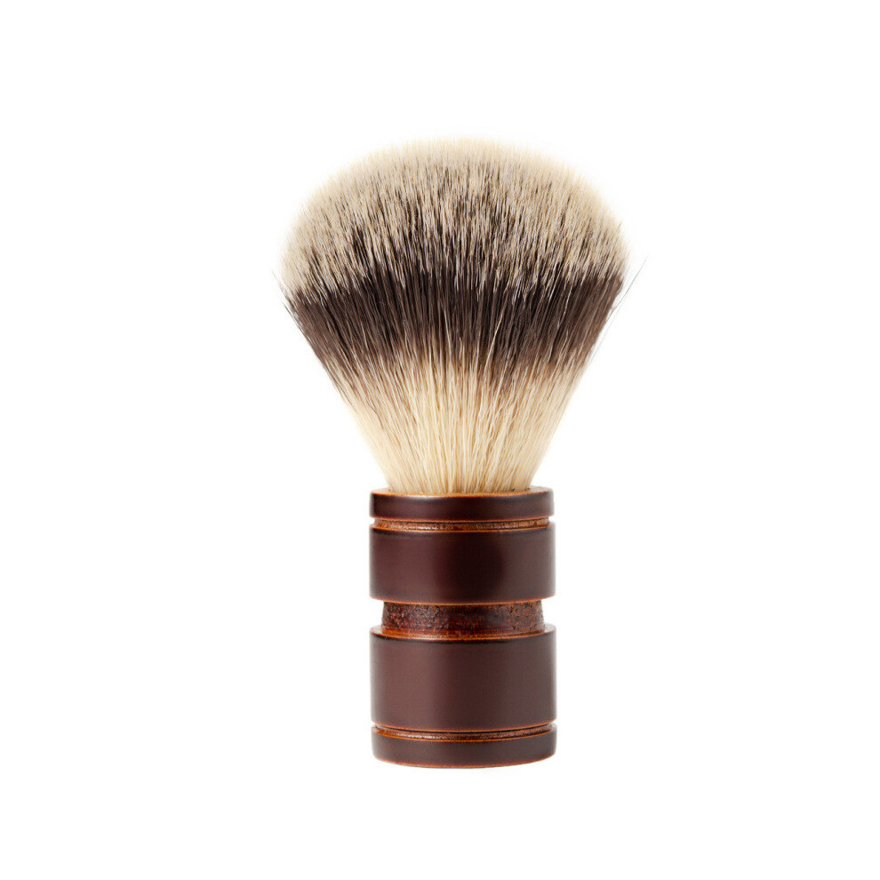 Grey (Grey) Mens Beard Care Wooden Handle Boar Bristle Brush Maintenance Grooming Trimming