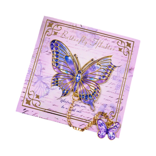 Retro Butterfly Bookmarks with Chain Butterfly Bookmarks-4