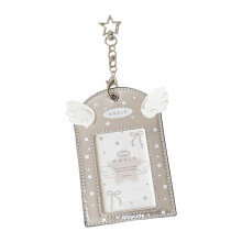 Light Weight Water Resistant 3 Inch Card Protector-silver