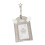 Light Weight Water Resistant 3 Inch Card Protector-silver 1