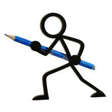 3D-geprinte potloodstandaard penhouders- rennende mens