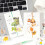 6Sheets Cartoon Scrapbooking Sticker Waterproof-Starry Dream 5