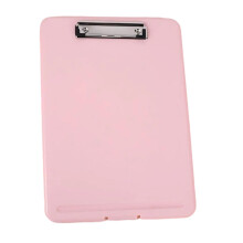 Multifunctioneel plastic klembord met opbergdoos 13x9,25-Roze