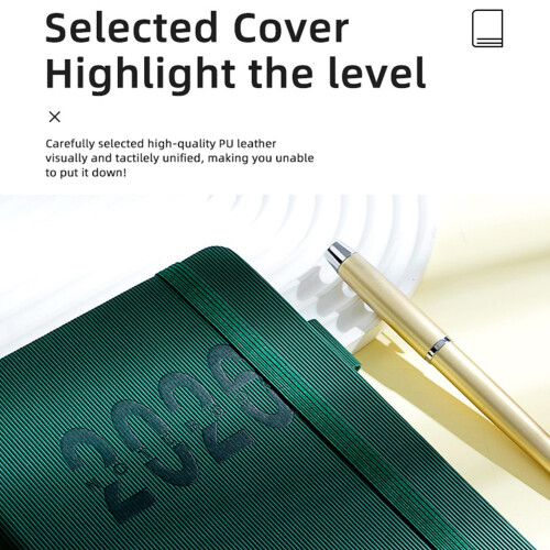 Multifunctional Travel Planning Journal Schedule Notebook-green 1