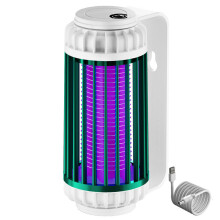 (Green)Mosquito Lamp Electric Insect Trap Catcher Killer Bug Trap Portable Plug Usb