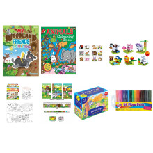 Farm Activity Set including Farm Building Block Brick Kit
