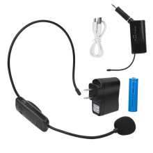 2,4-GHz-Funkmikrofon-Headset, klare Klangqualität, Plug & Play, für PA-Systeme und leistungsstarke Lautsprecher