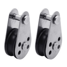 1/2/10 stuks roestvast stalen nylon vlaggenstokken-2-delige set