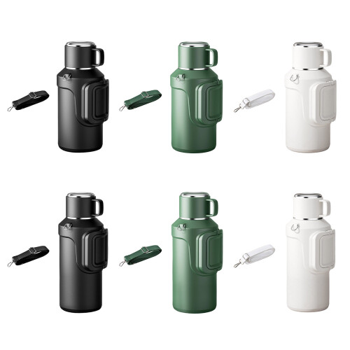 Extra Large Thermal Flasks Durable 316 Nonrust-2000ML Black 2