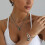 Collier/Bracelet/boucles d'oreilles élégants en diamants-boucle 3