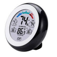 Digital Monitor Hygrometer Thermometer Indoor Room Home Temperature Humidity Monitor for Home Office Baby Room Black