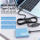USB C PD100W snellaadkabel met 5 instelbare spanningen voor-G 6