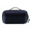 Nylon Electronics Storage Bag With Zippers Closures-Dark Blue 1