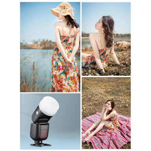 Camera Flash Diffuser Flash Diffuser Softbox Soft Light-Blue 2