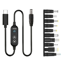 5V-20V Spannungen PD100W Schnellladekabel mit LCD-Bildschirm-D