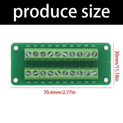 Practical 10 Position Terminal Block Replacement Part for 2