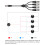 Connecteurs sonores XLR 3 broches 1M 4F, câble, boîtier 7