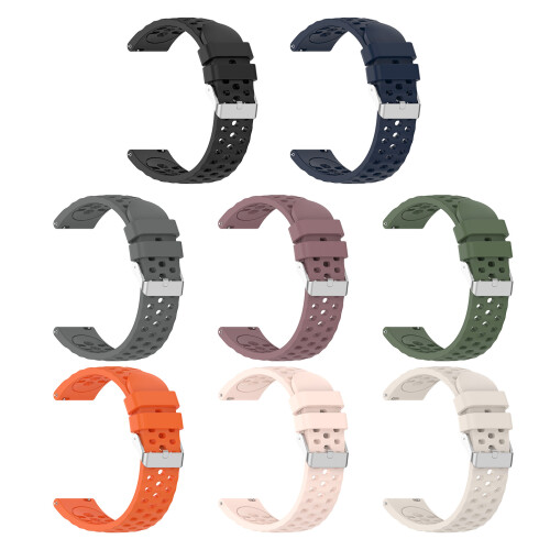 Soft Silicone Watch Straps Band 20mm Width for-starlight color 1