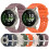 Soft Silicone Watch Straps Band 20mm Width for-starlight color 3