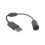 25cm Length USB Breakaway Extension Cable to PC-Black 1