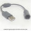 PVC USB Breakaway Connection Cable Cord for Corded Game-Black 7
