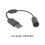 PVC USB Breakaway Connection Cable Cord for Corded Game-Black 6