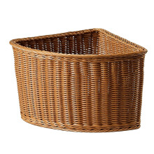 PE Woven Triangular Storage Box Curved Shape-1Radius 29.5cm