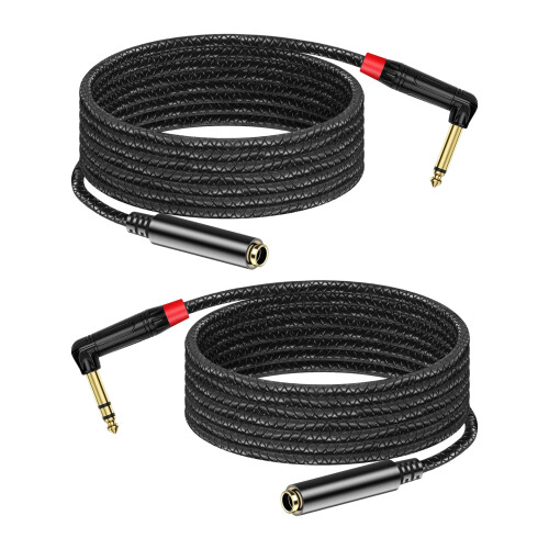 Premium 6,35 mm rechtwinkliges-3m Binaural 1