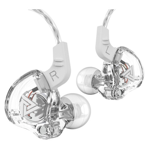 Multifunctioneel snoer Oordopjes 3,5 mm-Transparant wit