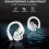 Ασύρματα ακουστικά Bluetooth 5.4 2026, στερεοφωνικά αθλητικά ακουστικά 75H με 4 μικρόφ 3