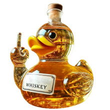 Neuer Whisky-Adler-Glasdekanter, lustige Whiskyflasche für Männer, Geschenkset zur Dekoration der Hausbar (B-Neu)