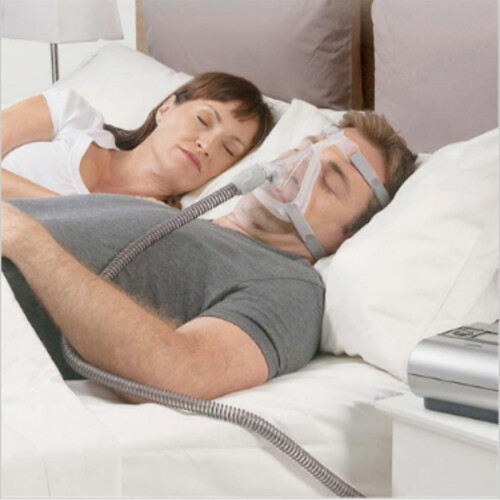 Μάσκες CPAP ολόκληρου προσώπου με κεφαλοδέτη, γωνιακό κομμάτι/περιστρεφόμενη ά 1