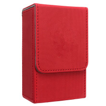 Tarot-Aufbewahrungsbox, Tarotkartenetui aus PU-Leder mit Sonnen- und Mondmotiv und Filzfutter, geräumiges Design für Standard-Spielkarten, stilvoll