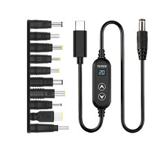 Câble de Charge rapide PD100W puissant avec bouton de réglage-D