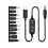 Câble de Charge rapide PD100W puissant avec bouton de réglage-D 1