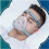 Maschere facciali complete per CPAP con copricapo, snodo angolato e cuscinetto. 5