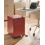Beliani Storage Unit CAMI Metal Red 2