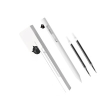 1 Stück einziehbarer Gelstift mit 0,5 mm Spitze für-Weiß