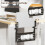 Montage des bords de bureau peu encombrant avec support 5