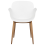 Beliani Set of 2 Dining Chairs ABILENE White 3
