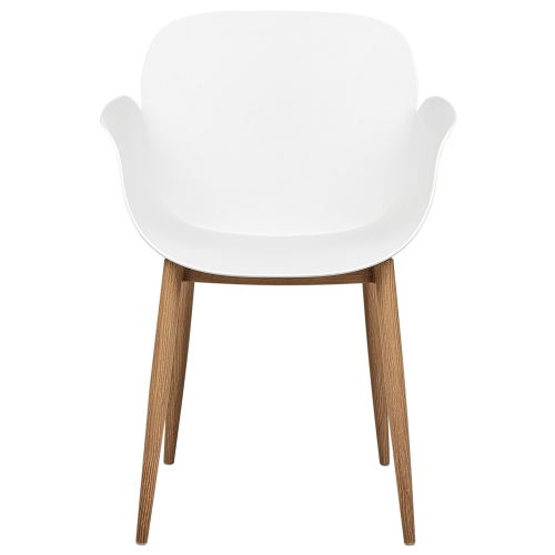 Beliani Set of 2 Dining Chairs ABILENE White 2