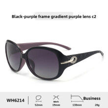 (Purple)Lunettes de soleil haut de gamme style maman avec revêtement antireflet pour conduite sorties décontractées