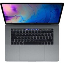 MacBook Pro Touch Bar 15" Core i7 2,9 Ghz 16 GB 512 Gt Space Grey - Kunnostettu - Erittäin hyvä kunto - Refurbished