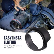 Copriobiettivo con Paraluce per Fotocamera EW-83N 77 Mm Protezione Della Copertura del Fiore Petalo Inverso per Eosr R5 R6 Rp Rf 24-105 Mm F4 L