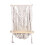 Macrame Wall Hanging Shelf, Single Tier Wood Floating Hanging Shelf Organizer Hanger, Boho Home Wall Decor 1