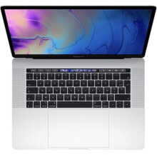 MacBook Pro Touch Bar 15"Core i7 2,6 Ghz 16 Go 256 Go SSD Argent (2018) - Batterie Neuve - Reconditionné - Etat correct - Refurbished