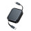 Retractable 240W USB C Fast Charging Cable For Phones-Black 1