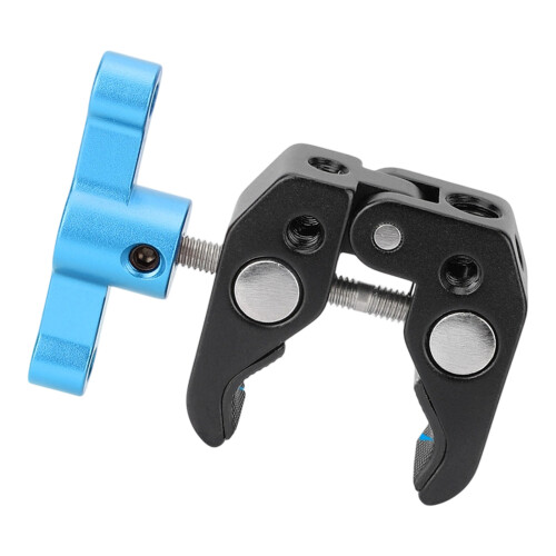 Modern Strong Clamp Bracket With Standard Thread Fit-Blue Color