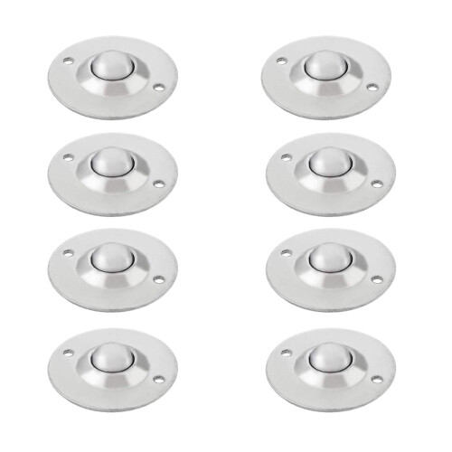 8 PeçAs CY-16B 5/8-Polegadas Rolamento de AçO Rolo Esfera Flange Transportador Unidade de TransferêNcia