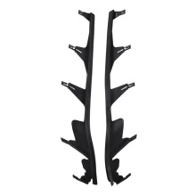 Car Front Upper Headlight Cover Strip Set Trims Headlight Sealing Strip Gasket for E46 4Door 323I 325I 325Xi 328I 330I 1998-2001 63128384486
